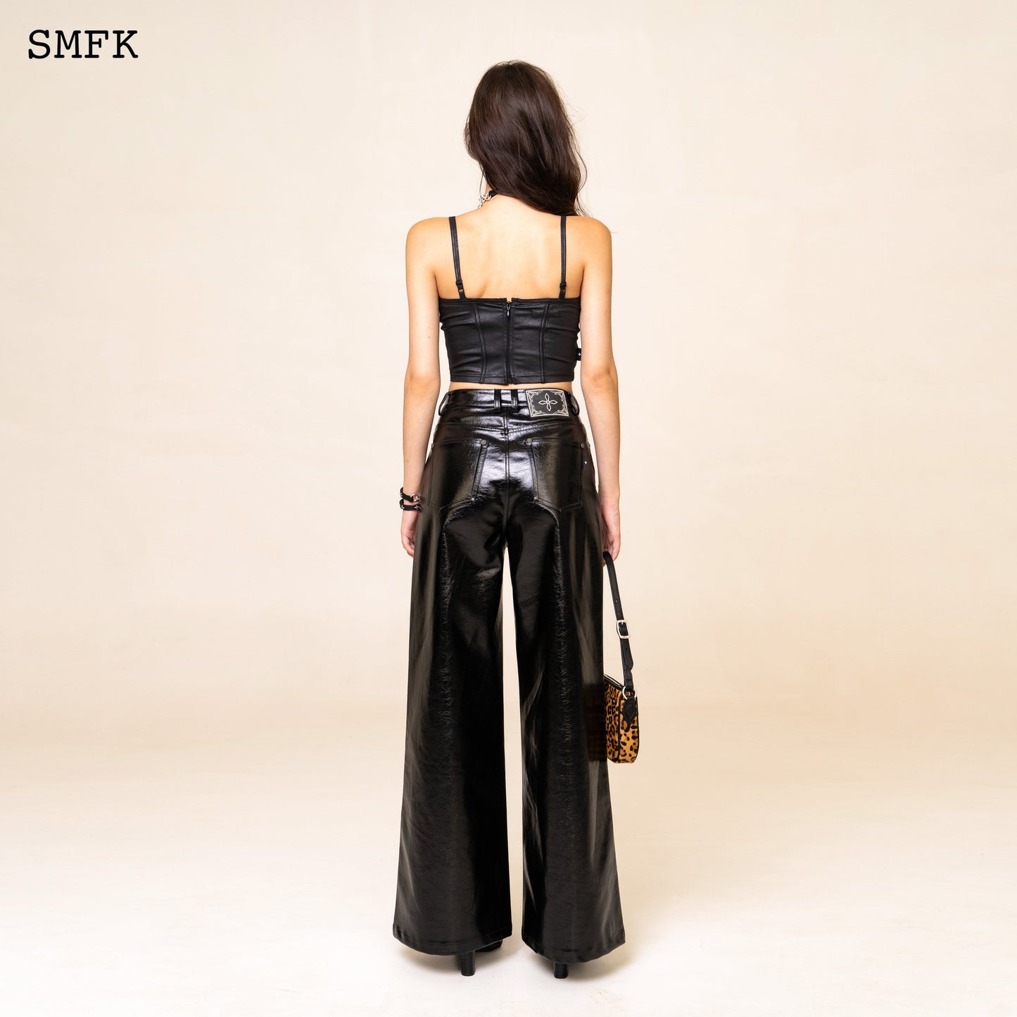 SMFK WildWorld Loose Leather Trousers