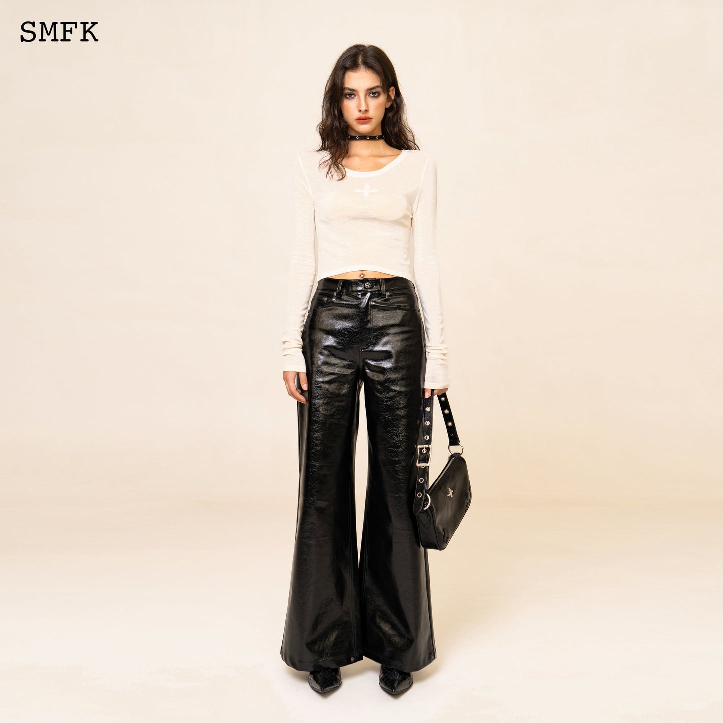 SMFK WildWorld Loose Leather Trousers