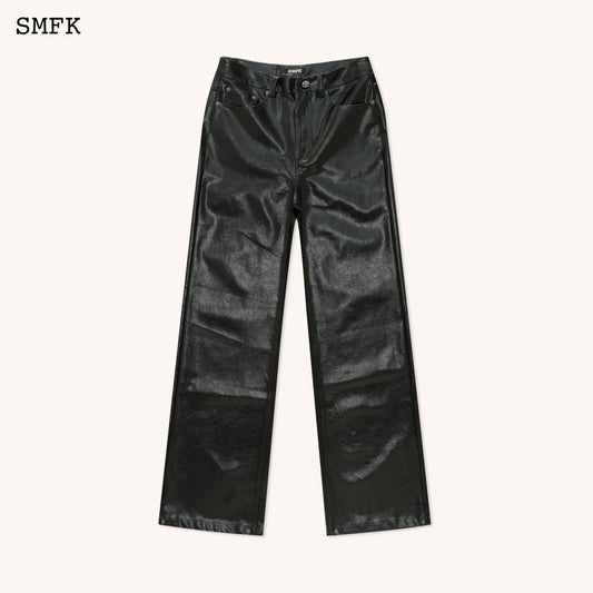 SMFK WildWorld Loose Leather Trousers