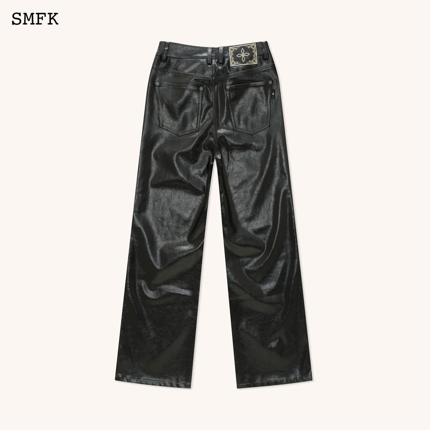 SMFK WildWorld Loose Leather Trousers