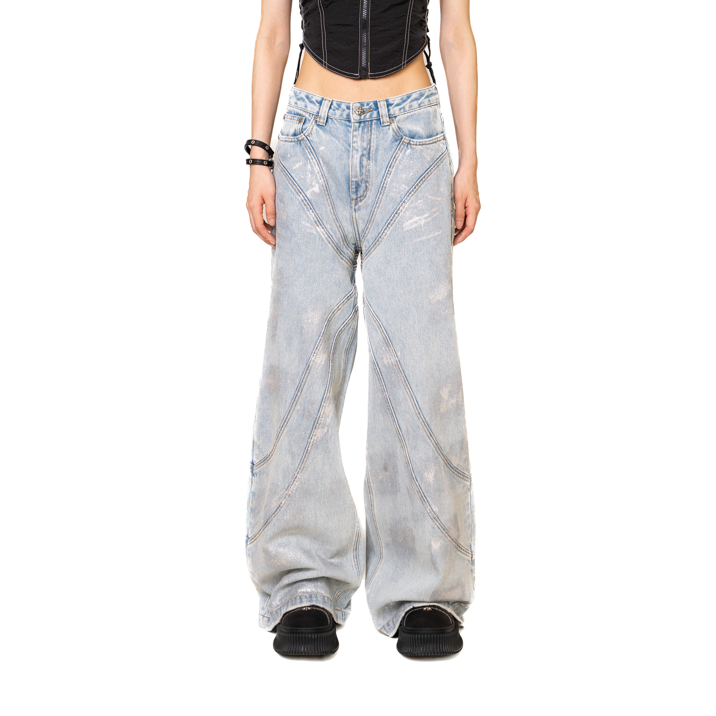 SMFK WildWorld Pheonix Loose Jeans Ocean Blue