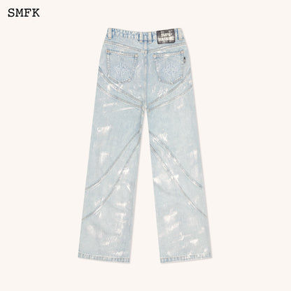 SMFK WildWorld Pheonix Loose Jeans Ocean Blue