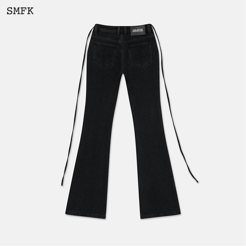 SMFK Mermaid Vintage Denim Jeans Black - Fixxshop