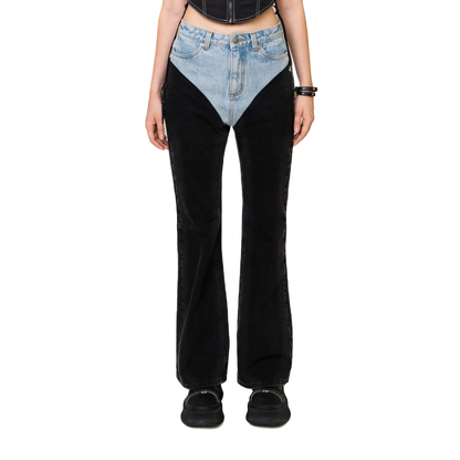 SMFK WildWorld Mermaid Flared Deconstruct Jeans