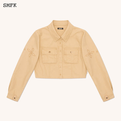 SMFK Compass Desert Workwear Style Short Shirt