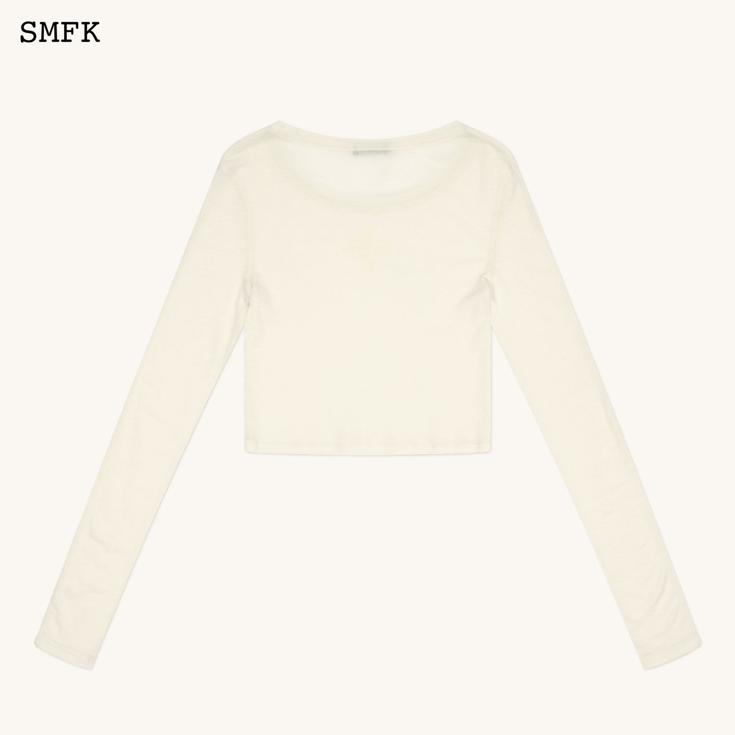 SMFK WildWorld White Dancer Woolen Top