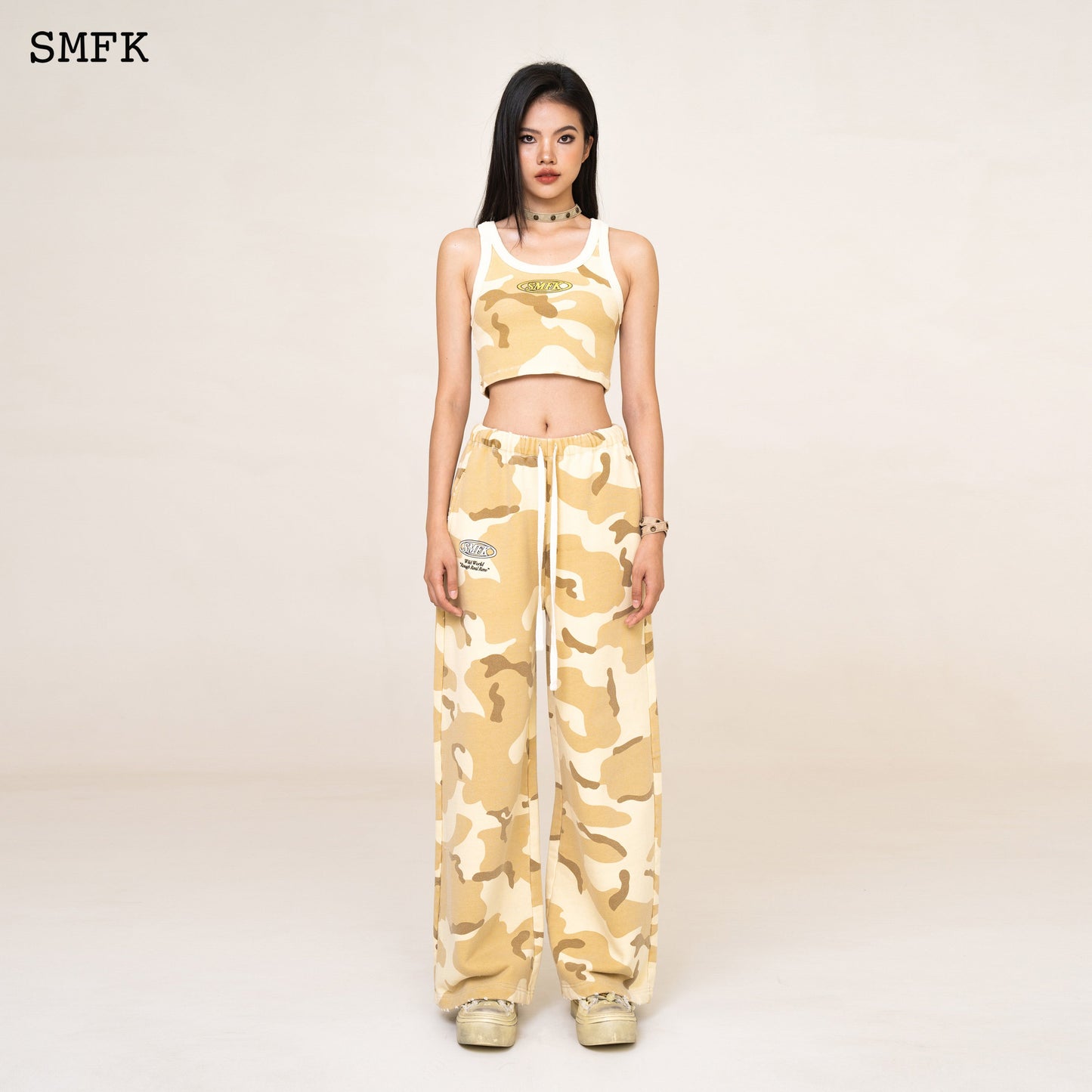 SMFK WildWorld Desert Camouflage Sweatpants Culottes