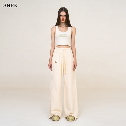 SMFK WildWorld Cream Sweatpants Culottes