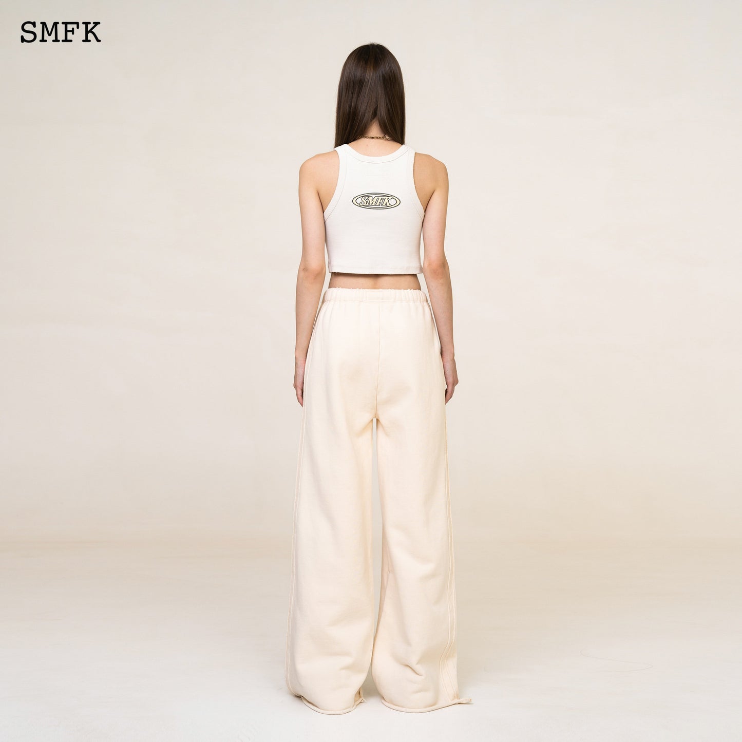 SMFK WildWorld Cream Sweatpants Culottes