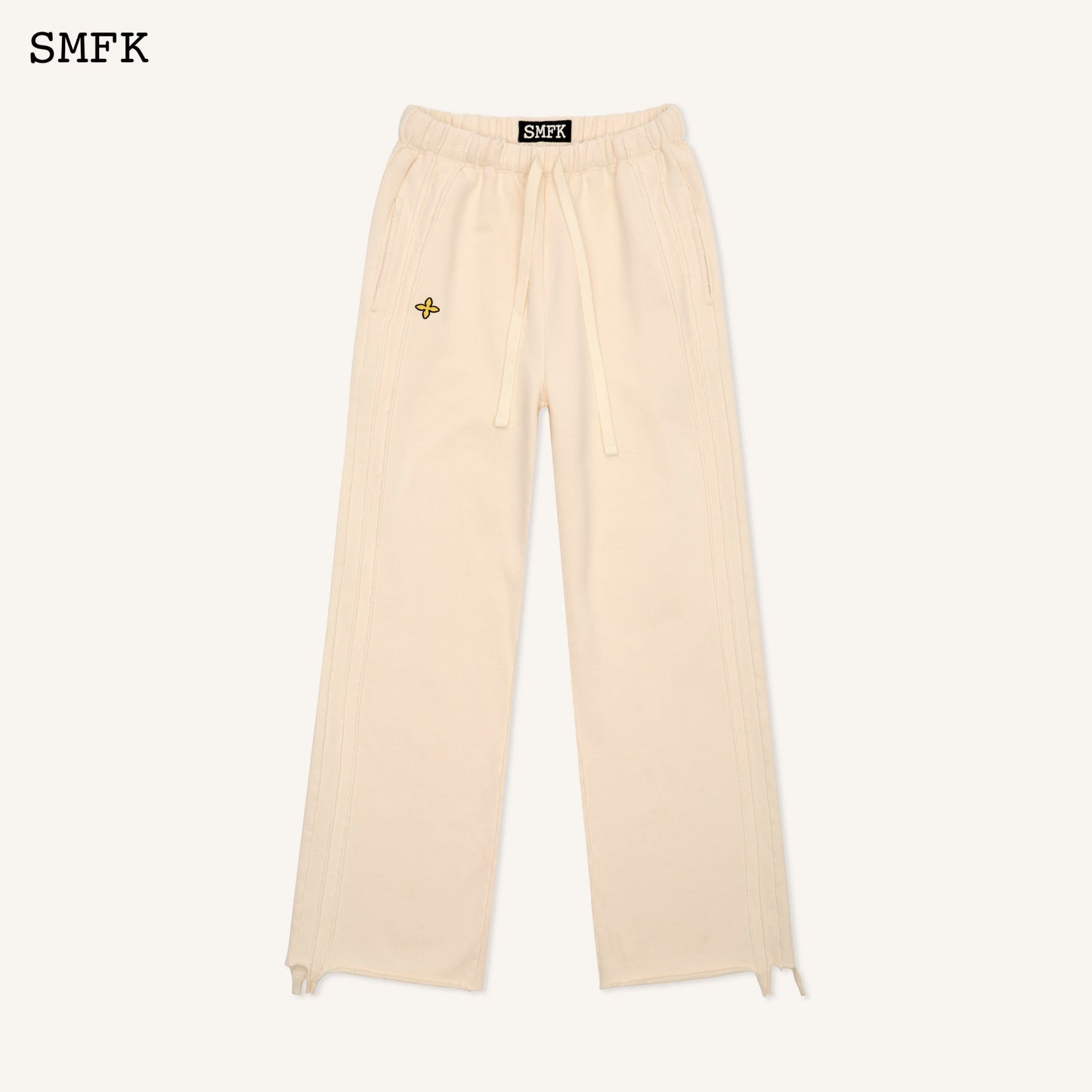 SMFK WildWorld Cream Sweatpants Culottes