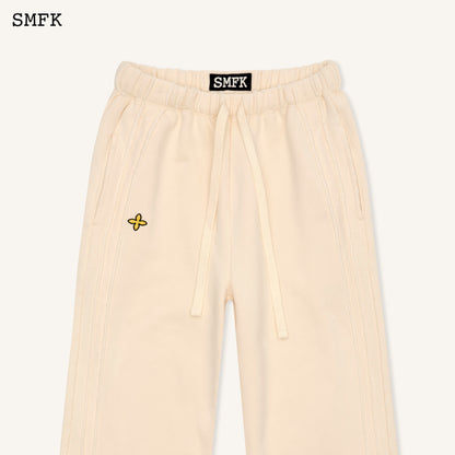 SMFK WildWorld Cream Sweatpants Culottes