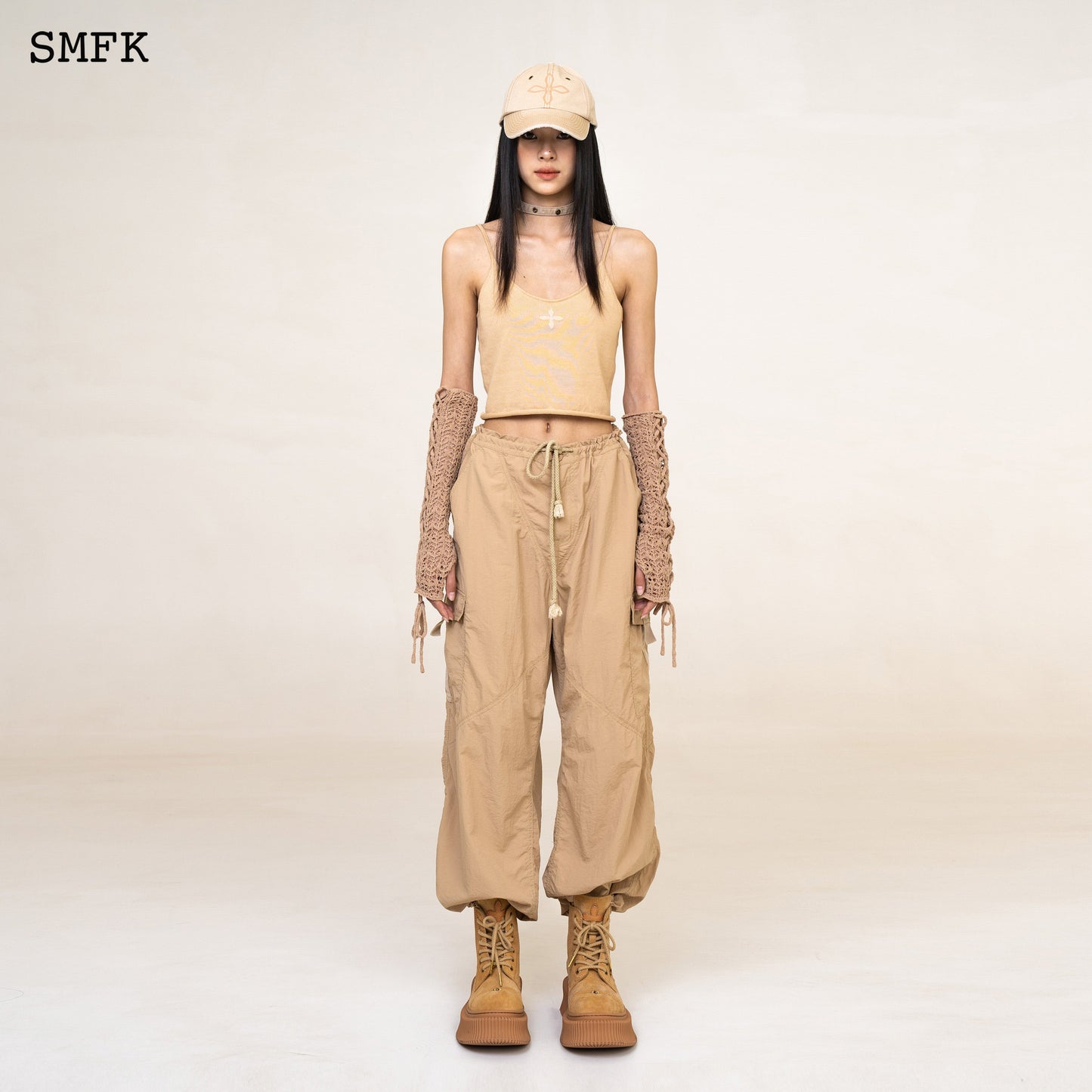 SMFK WildWorld Wheat Stray Paratrooper Pants