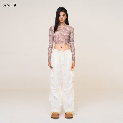 SMFK WildWorld Vintage Cream Paratrooper Pants