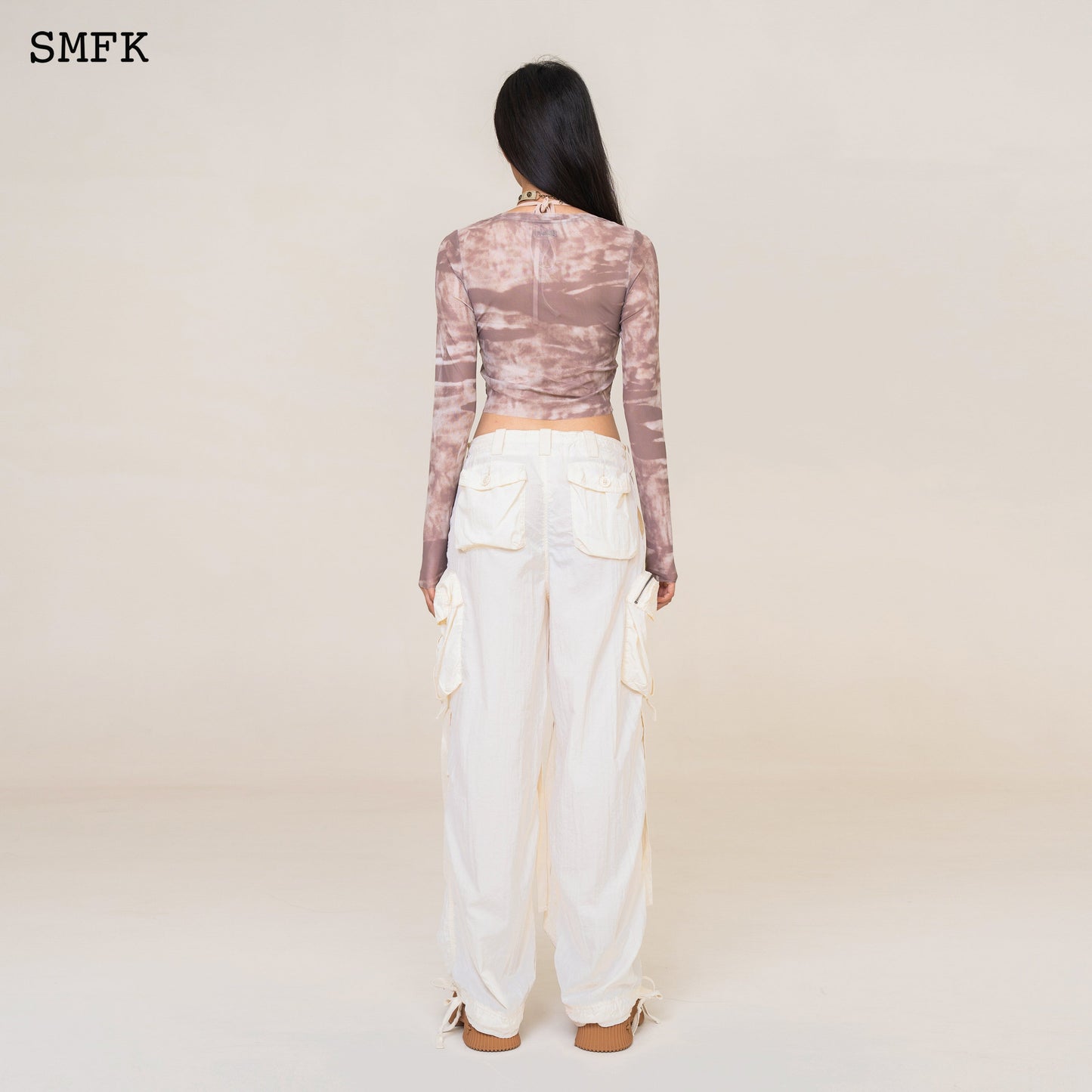 SMFK WildWorld Vintage Cream Paratrooper Pants