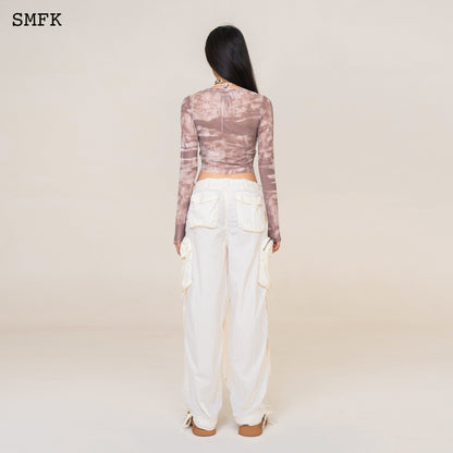 SMFK WildWorld Vintage Cream Paratrooper Pants