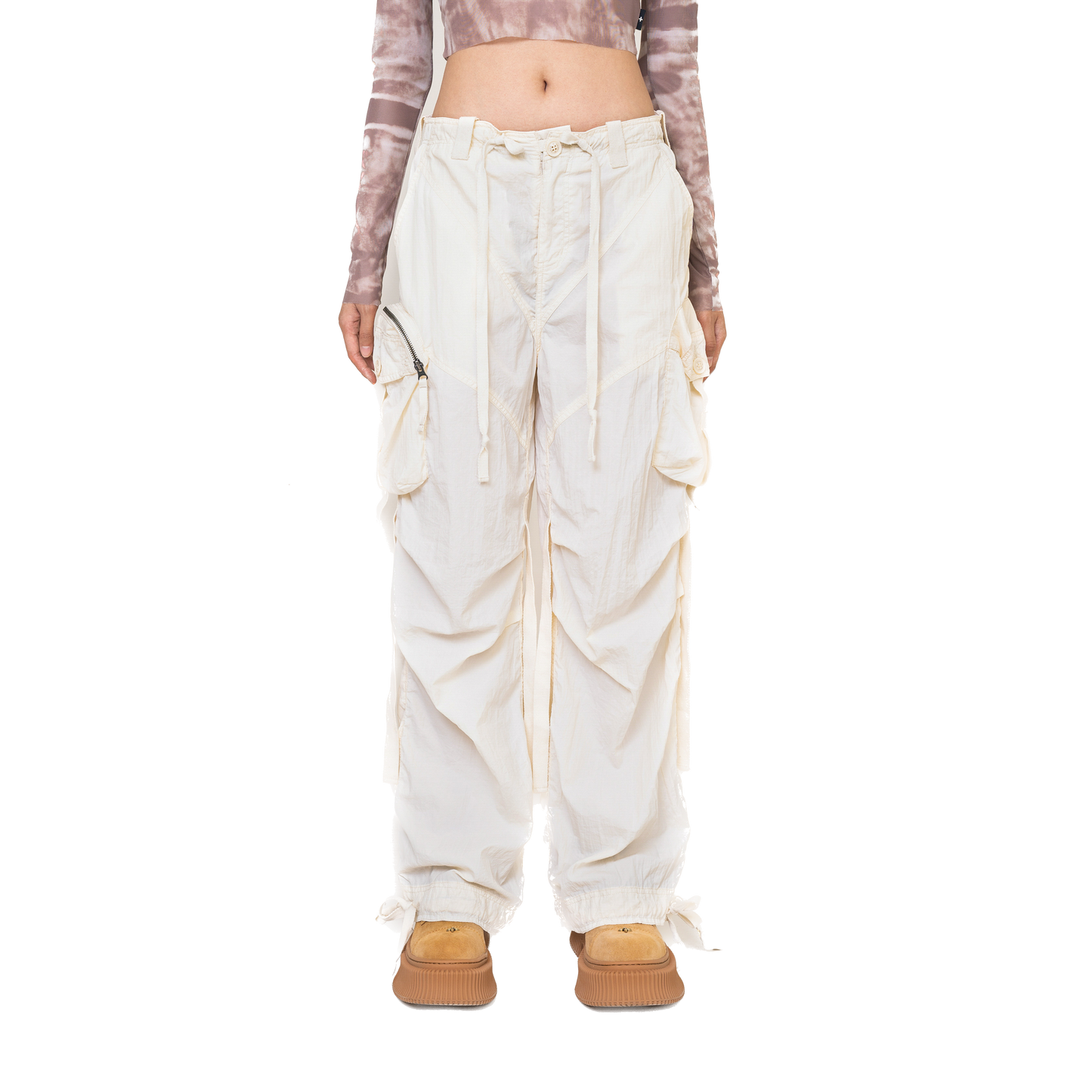 SMFK WildWorld Vintage Cream Paratrooper Pants