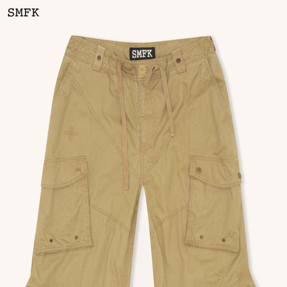 SMFK WildWorld Vintage Paratrooper Pants In Wheat