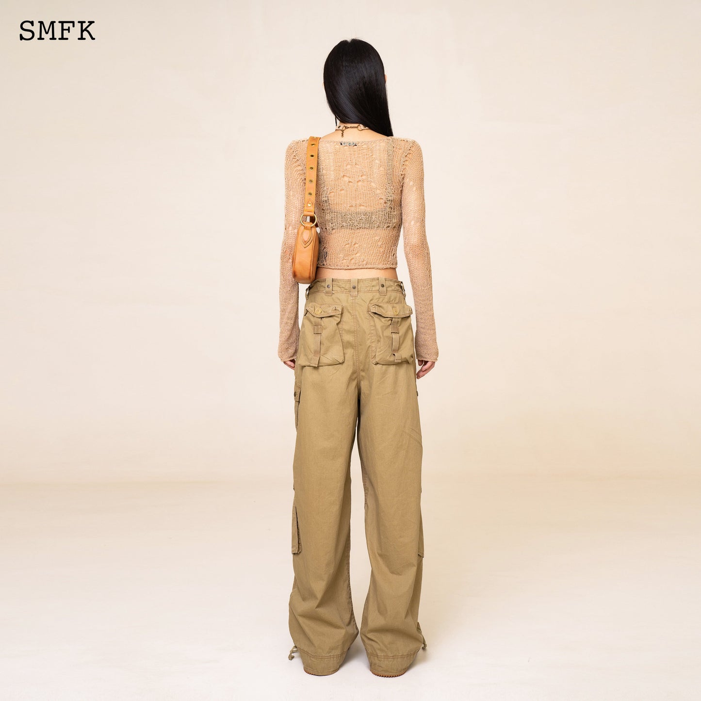 SMFK WildWorld Vintage Paratrooper Pants In Wheat