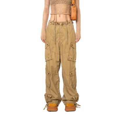 SMFK WildWorld Vintage Paratrooper Pants In Wheat