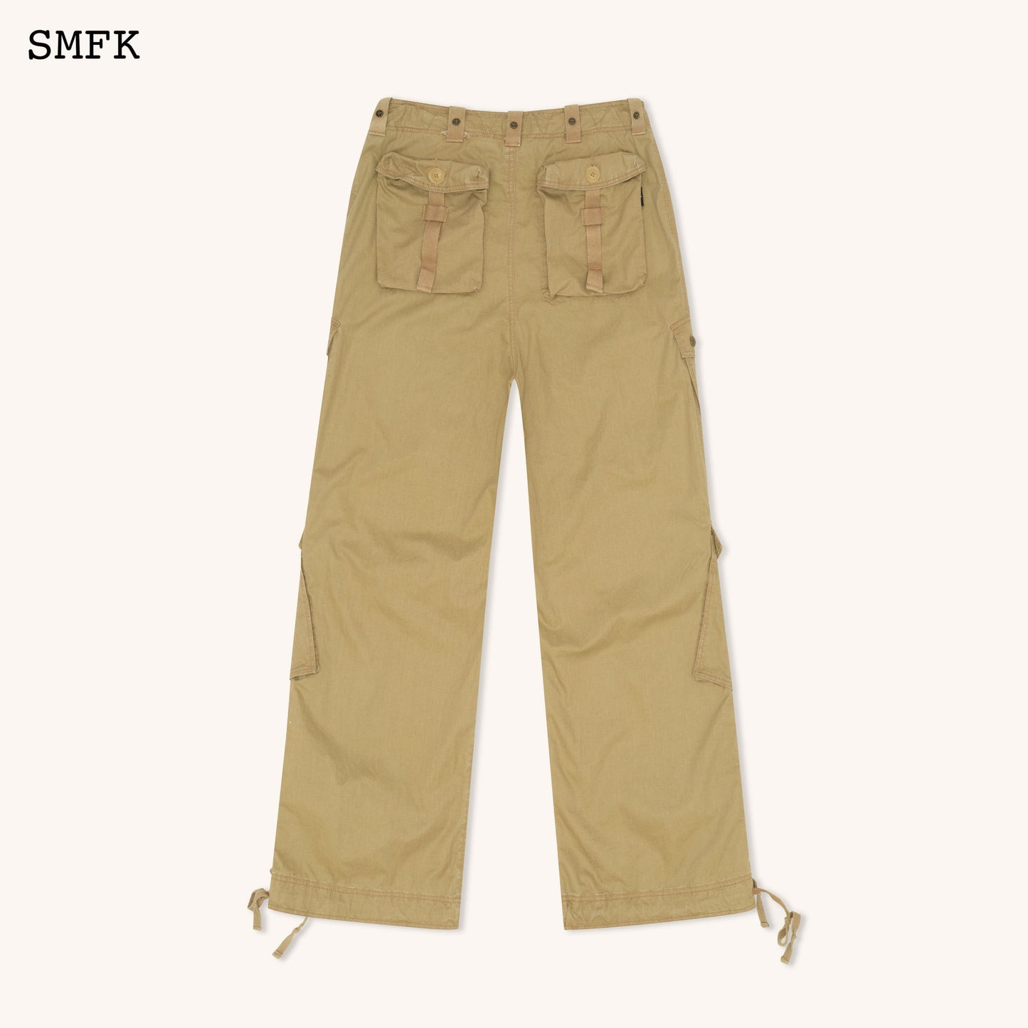 SMFK WildWorld Vintage Paratrooper Pants In Wheat