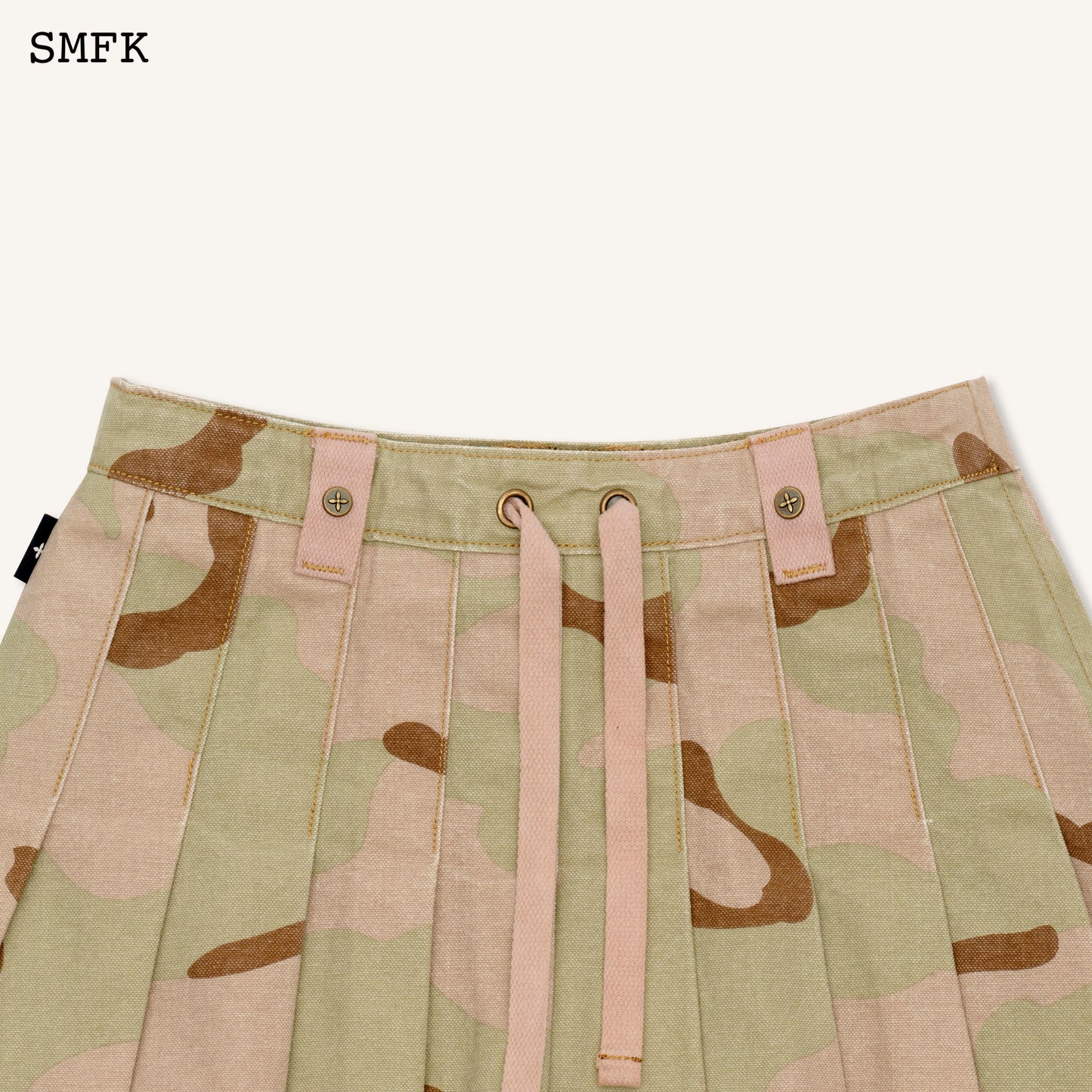 SMFK WildWorld Desert Camouflage Pleated Mini Skirt