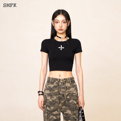 SMFK Compass Cross Sport Tights Tee Black