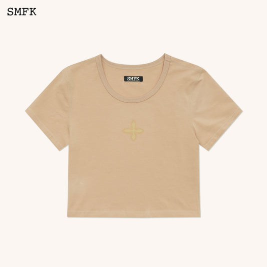 SMFK Compass Cross Sport Tights Tee In Wheat