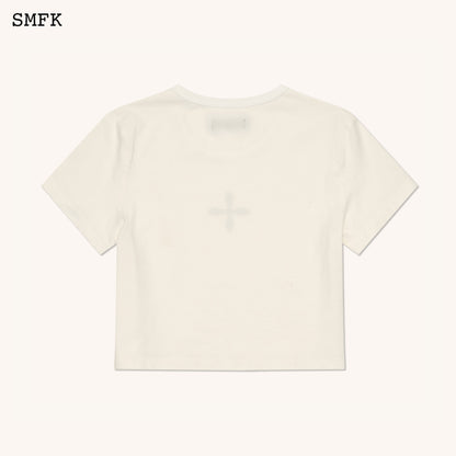 SMFK Compass Cross Sport Tights Tee In White