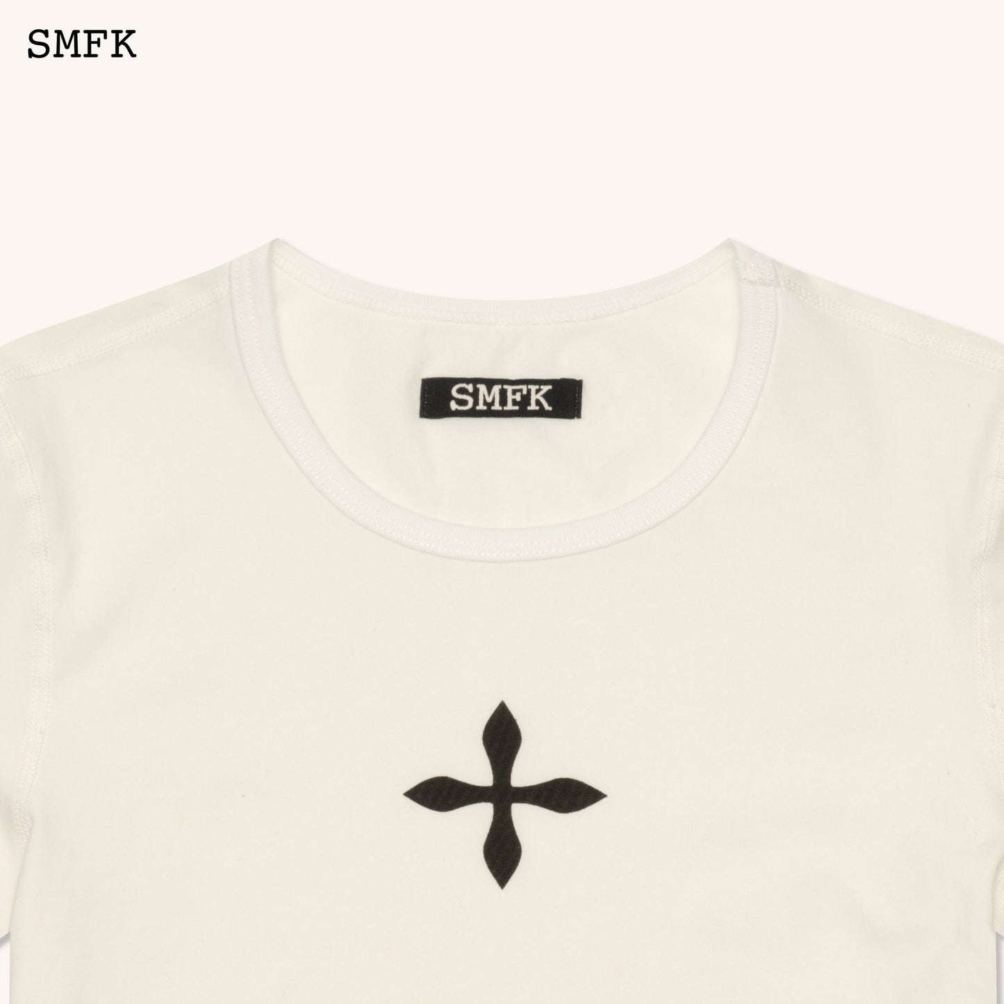 SMFK Compass Cross Sport Tights Tee In White