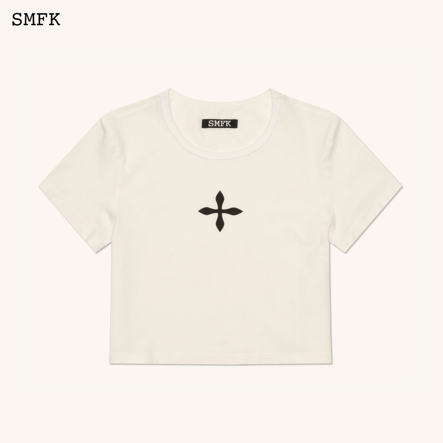 SMFK Compass Cross Sport Tights Tee In White