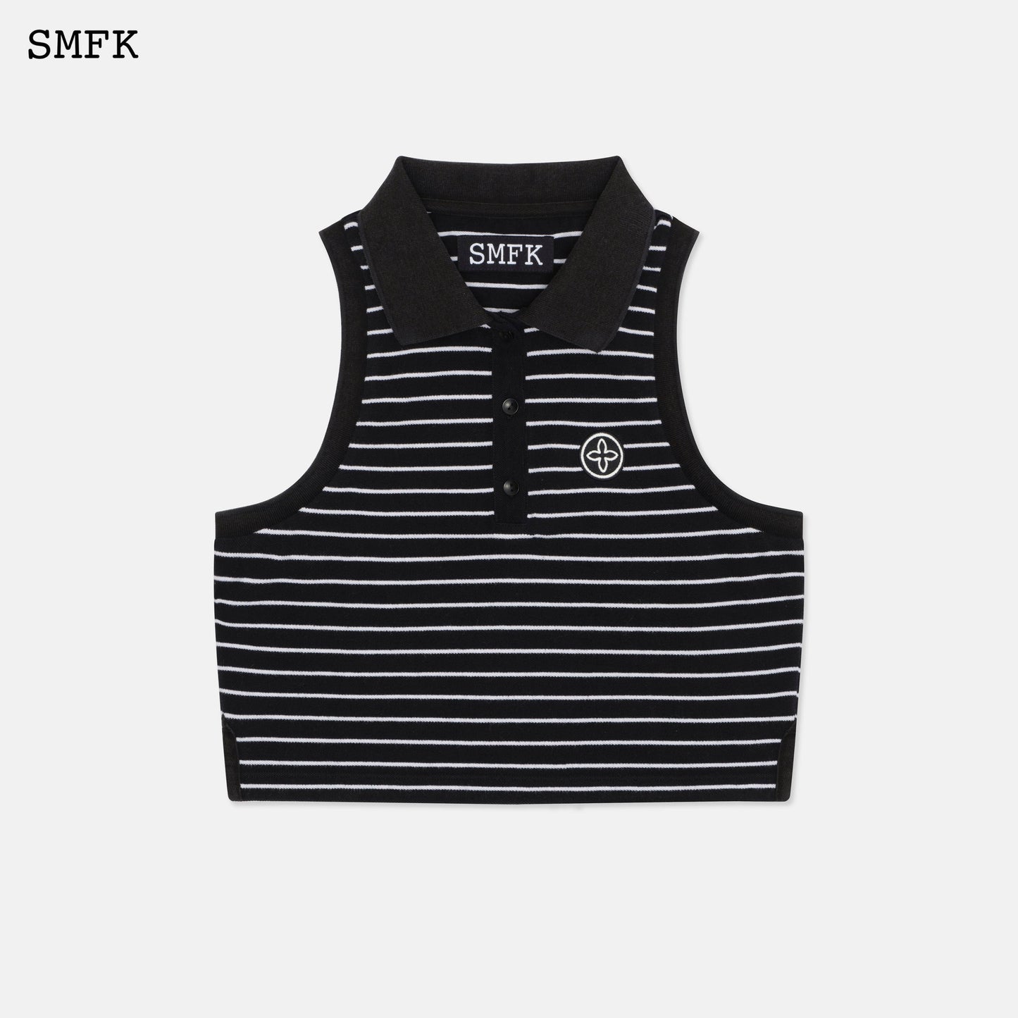 SMFK Wilderness Black Stripe Polo Vest