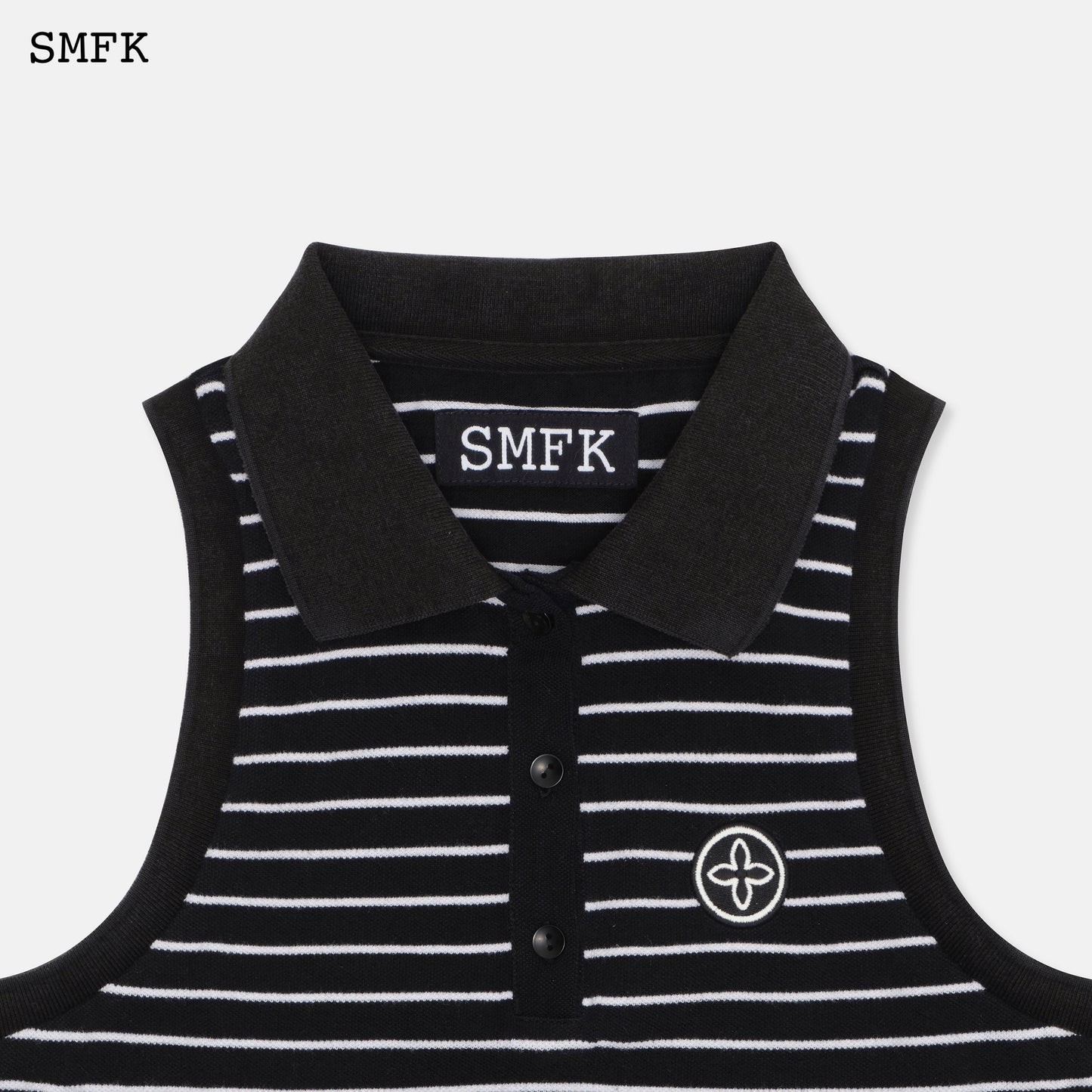 SMFK Wilderness Black Stripe Polo Vest