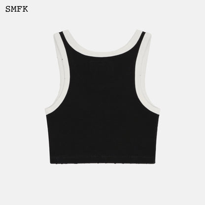 SMFK Compass Black And White Sport Vest