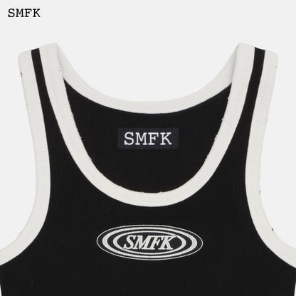 SMFK Compass Black And White Sport Vest