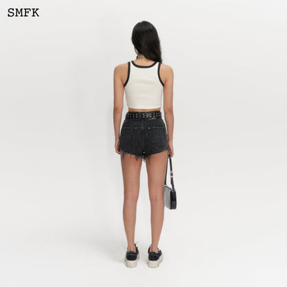 SMFK Compass White And Black Sport Vest