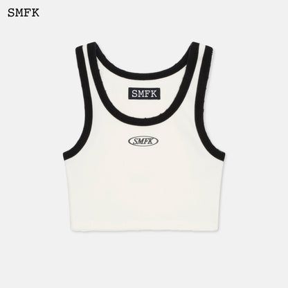 SMFK Compass White And Black Sport Vest