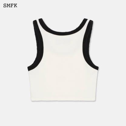 SMFK Compass White And Black Sport Vest