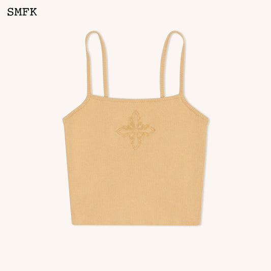 SMFK WildWorld Cross Knitted Crop Top