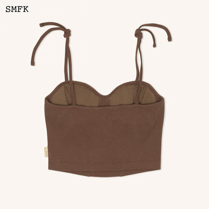 SMFK WildWorld Desert Tactic Tube Top In Brown