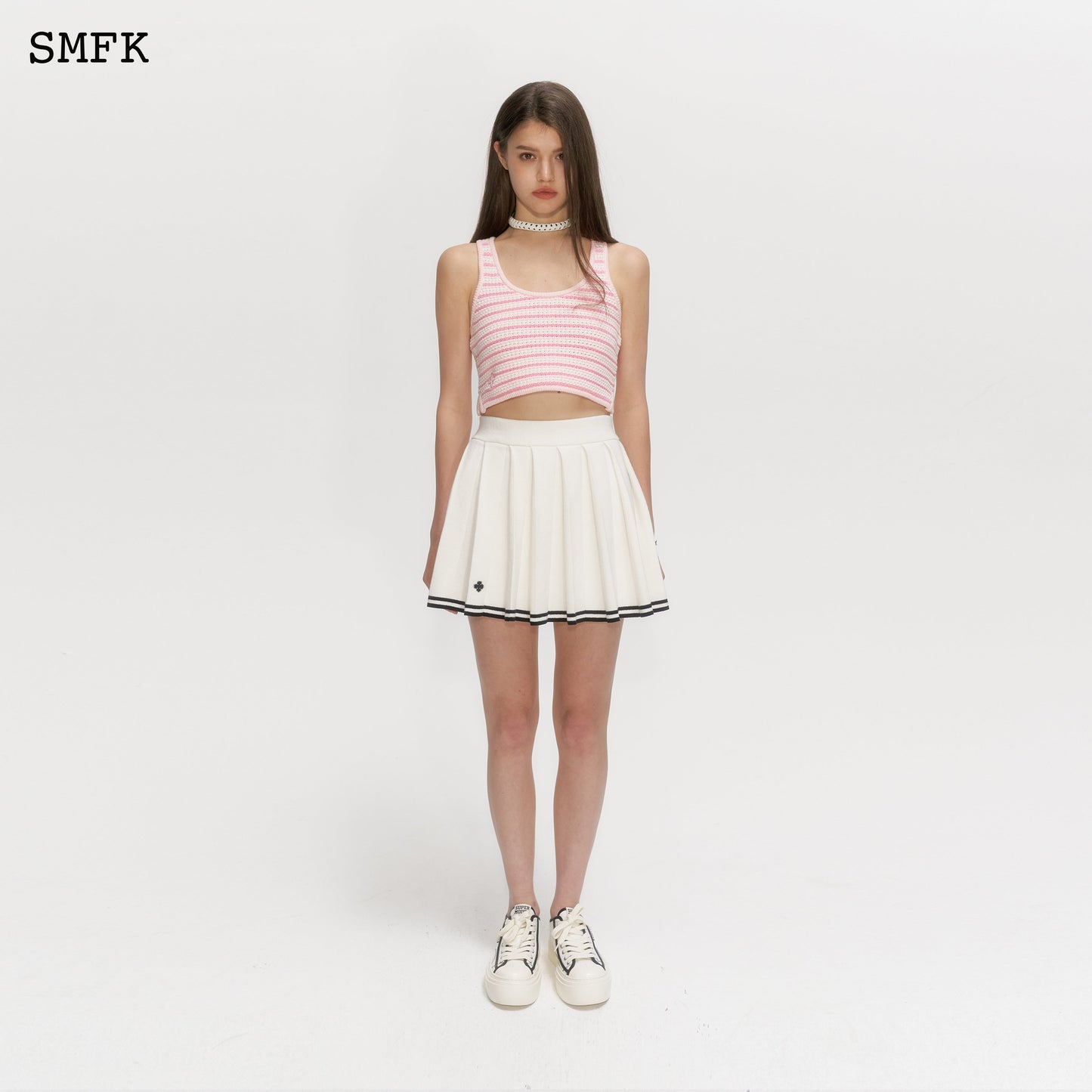 SMFK Compass Pink Stripe Vest