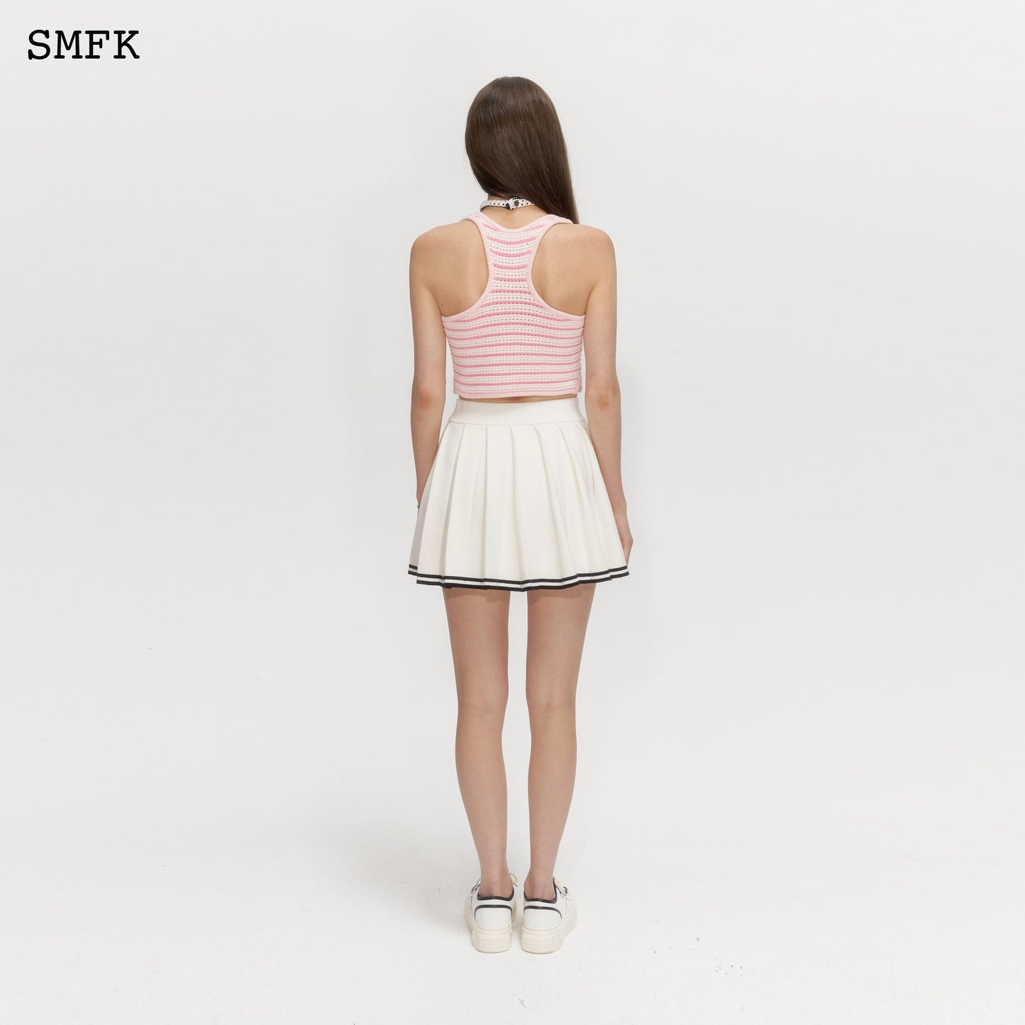 SMFK Compass Pink Stripe Vest