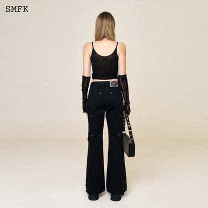 SMFK Compass Classic Woolen Knitted Tube Top Black