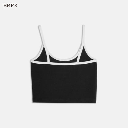 SMFK Compass Cross Flower Vintage Tank Top Black And White - Fixxshop