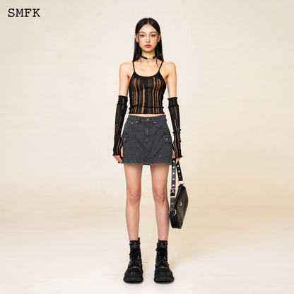 SMFK WildWorld Spider Web Knitted Top Set