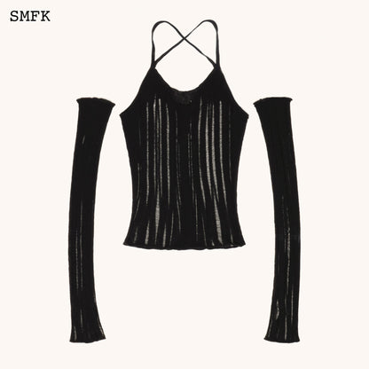 SMFK WildWorld Spider Web Knitted Top Set