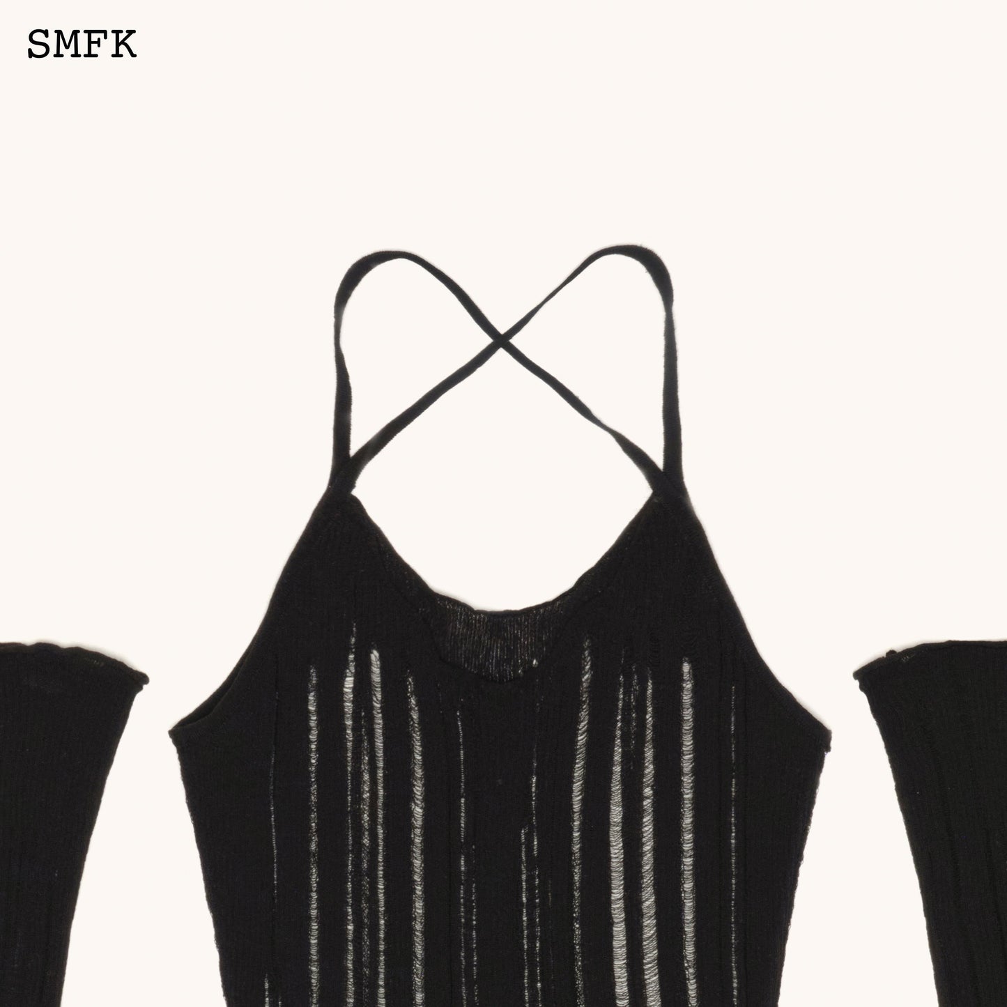 SMFK WildWorld Spider Web Knitted Top Set