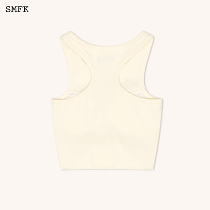 SMFK Compass Classic Cross Rider Vest Top In White