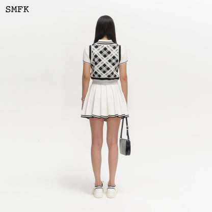 SMFK Wilderness Black And White Polo Vest