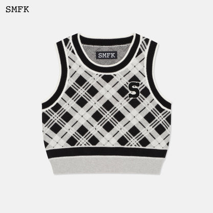 SMFK Wilderness Black And White Polo Vest