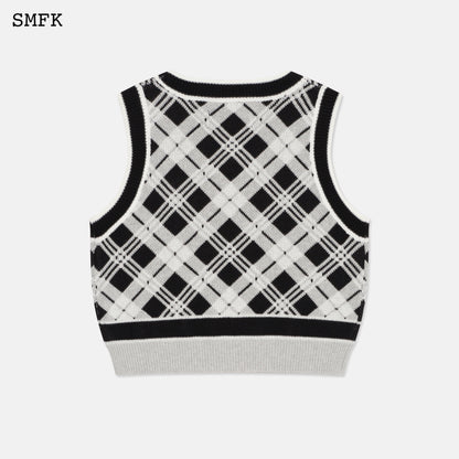 SMFK Wilderness Black And White Polo Vest